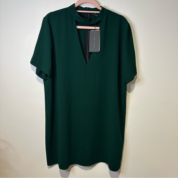 Zara Dresses & Skirts - NWT zara green cut out choker dress size xxl